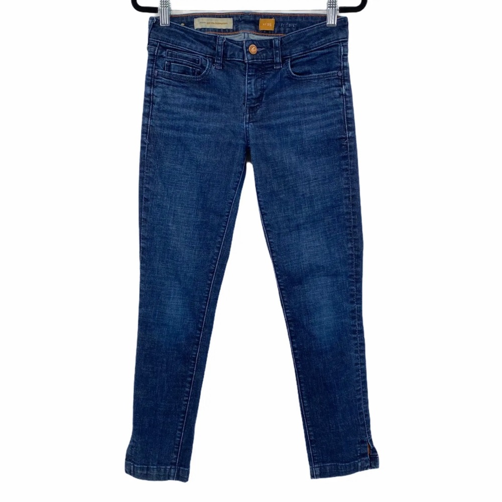 Anthropologie Pilcro Jeans Ankle Slit Fit Stet Jeans Size 29